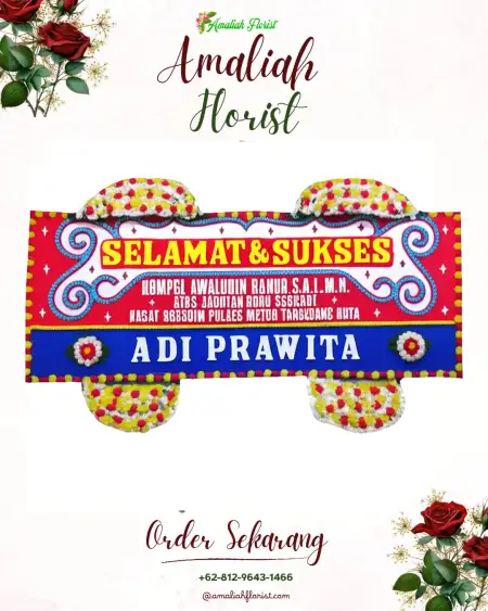 Papan Bunga Ucapan Selamat Pengkadan